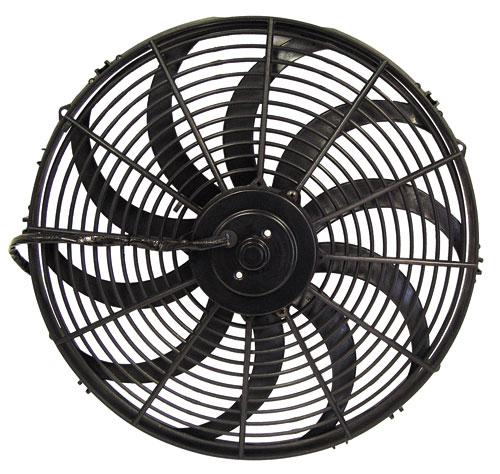16" ELECTRIC THERMO FAN - CURVED BLADES