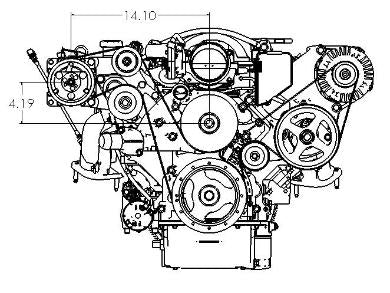 LS1 HOLDEN / CHEV 5.7L V8 A/C COMPRESSOR BRACKET (1998-2004)